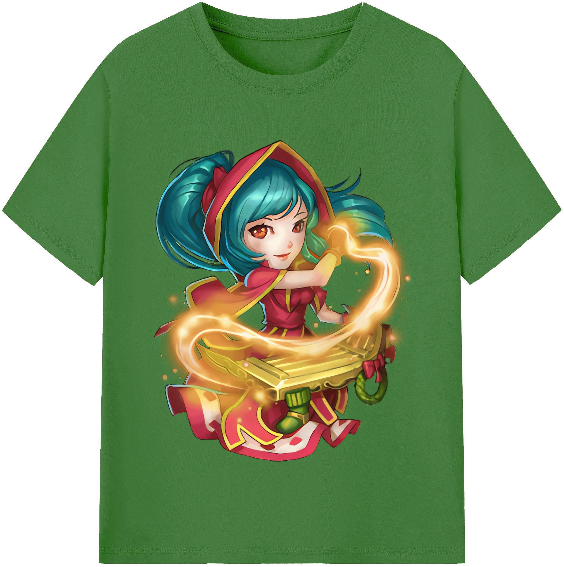 （画像用） リーグ・オブ・レジェンド League of Legends LOL レディースカジュアルプリントTシャツ（綿100％）